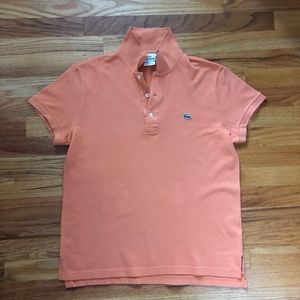 Orange Lacoste Polo